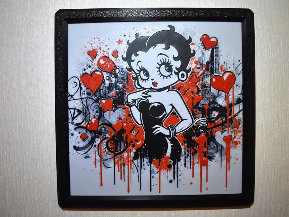 Betty Boop Hueforge by Chris B HueForge model: Betty Boop Hueforge by Chris B