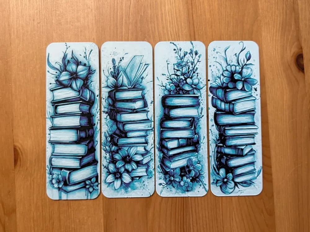 x4 bookmarks by Morganja HueForge model: x4 bookmarks by Morganja