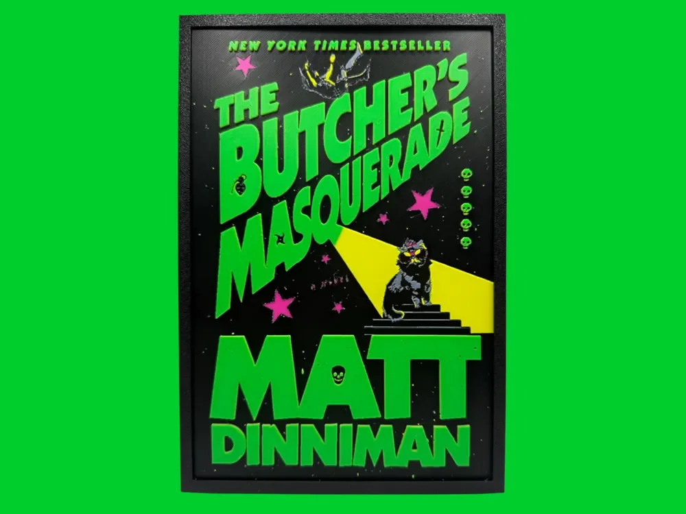 Dungeon Crawler Carl - Book #5 - Matt Dinniman by Canadian Gamer HueForge model: Dungeon Crawler Carl - Book #5 - Matt Dinniman by Canadian Gamer