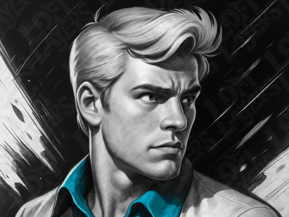 Fred from Scooby-Doo Hueforge by LoFi Layers HueForge model: Fred from Scooby-Doo Hueforge by LoFi Layers