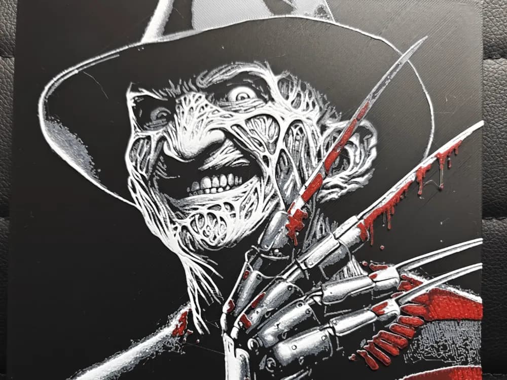 Freddy Krueger by TheHueforgeLady HueForge model: Freddy Krueger by TheHueforgeLady