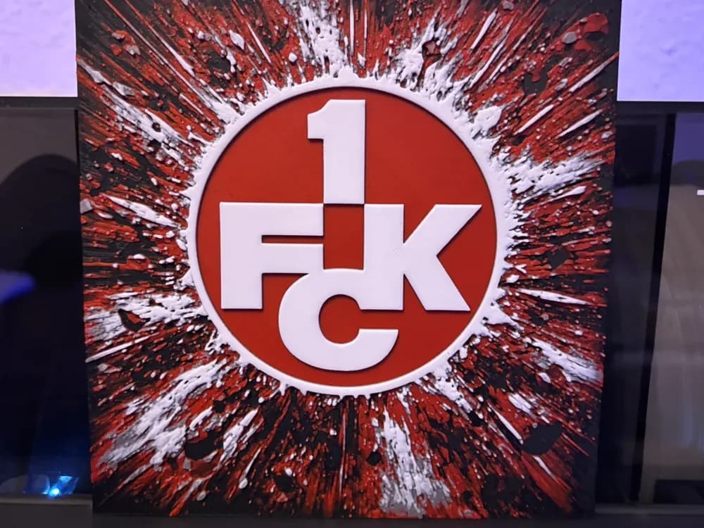 1. FC Kaiserslautern FCK HueForge by Reeftank&more HueForge model: 1. FC Kaiserslautern FCK HueForge by Reeftank&more