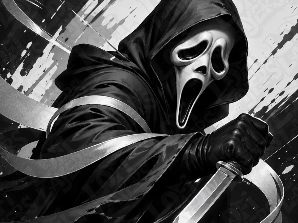 Ghostface Hueforge by LoFi Layers HueForge model: Ghostface Hueforge by LoFi Layers