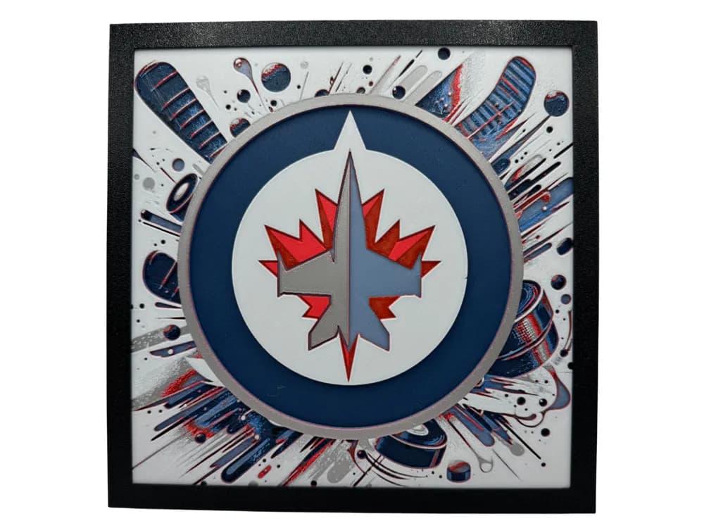 HueForge model: Winnipeg Jets - Series 2 - NHL Hueforge by Canadian Gamer