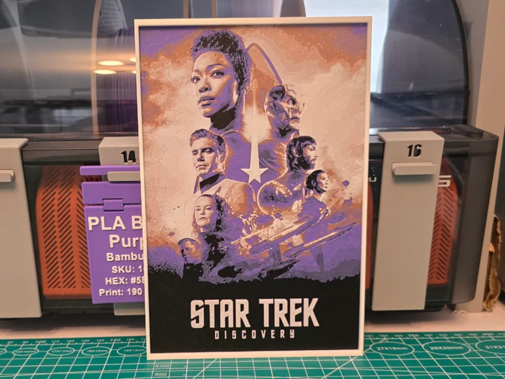 Star Trek: Discovery Series Poster - Hueforge Art Star Trek: Discovery Series Poster - Hueforge Art