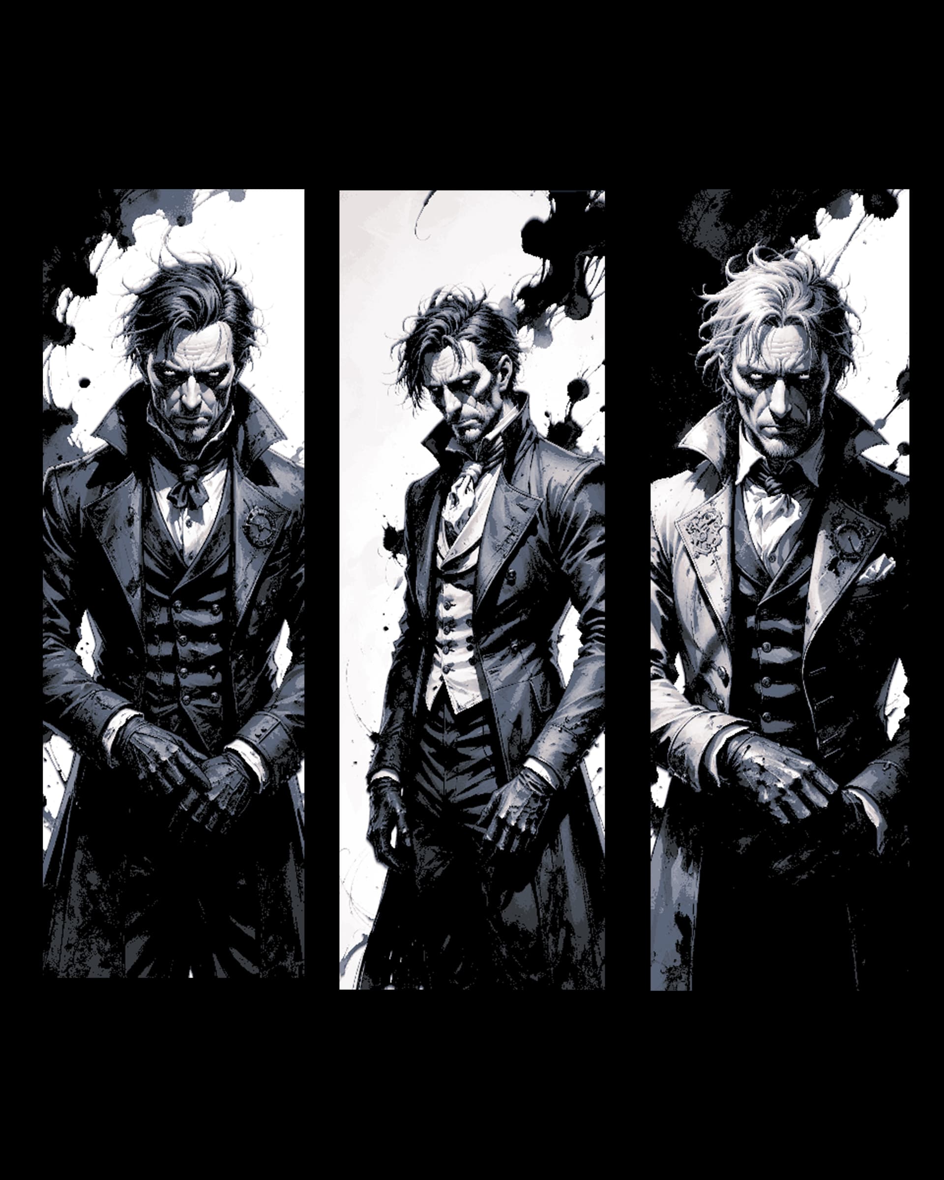 Dr. Jekyll is as scary as Mr. Hyde - Set of Horror Bookmarks Dr. Jekyll is as scary as Mr. Hyde - Set of Horror Bookmarks