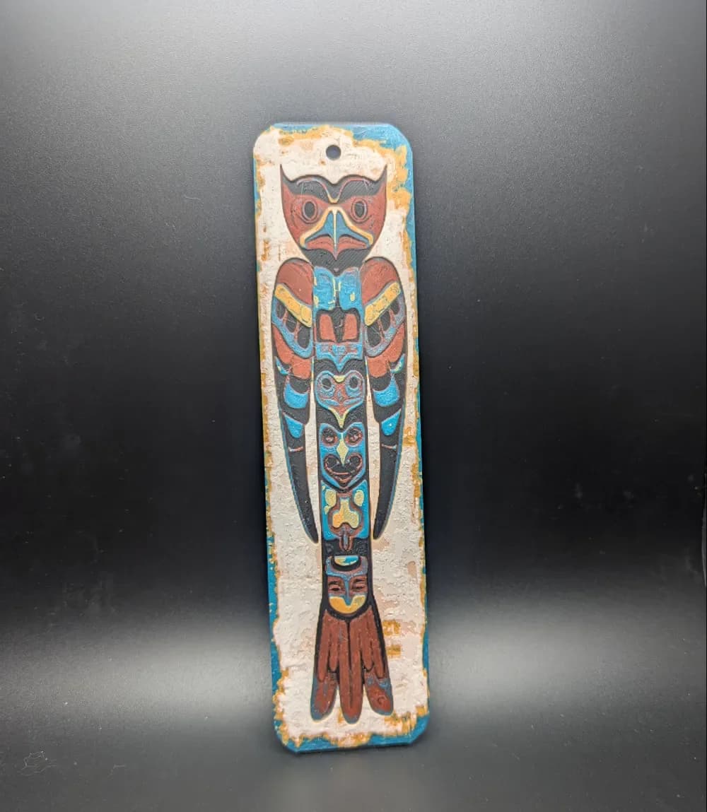 Totem Bookmark by the_bearded_jedi HueForge model: Totem Bookmark by the_bearded_jedi