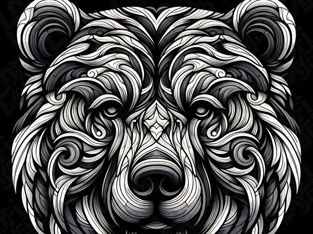 Bear Hueforge by LoFi Layers HueForge model: Bear Hueforge by LoFi Layers
