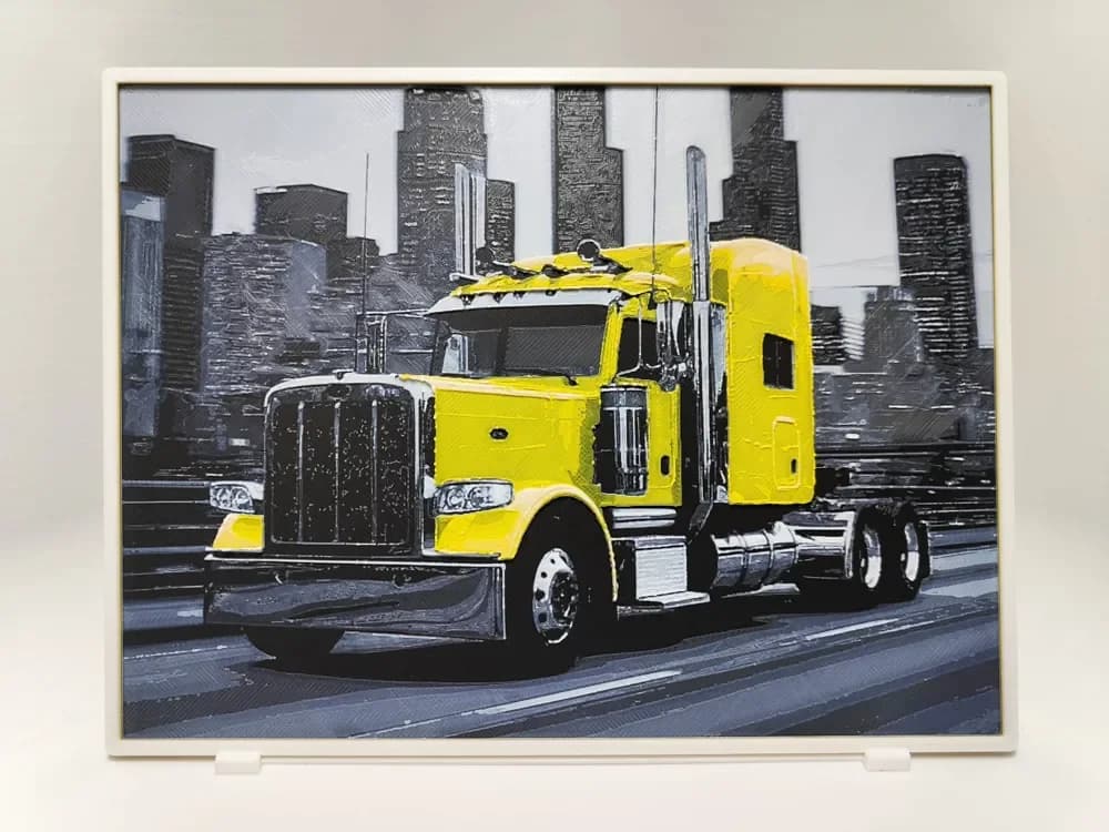 HueForge model: Peterbilt 389 - Hueforge by BeaN