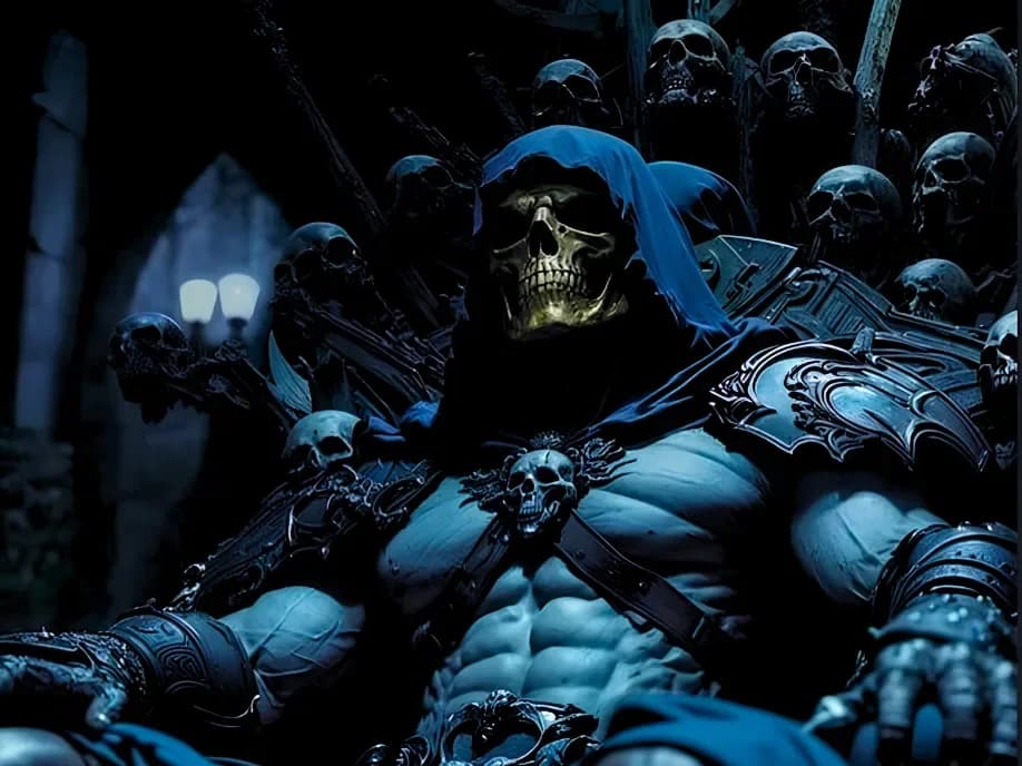 Skeletor 200x200 by Krave HueForge model: Skeletor 200x200 by Krave