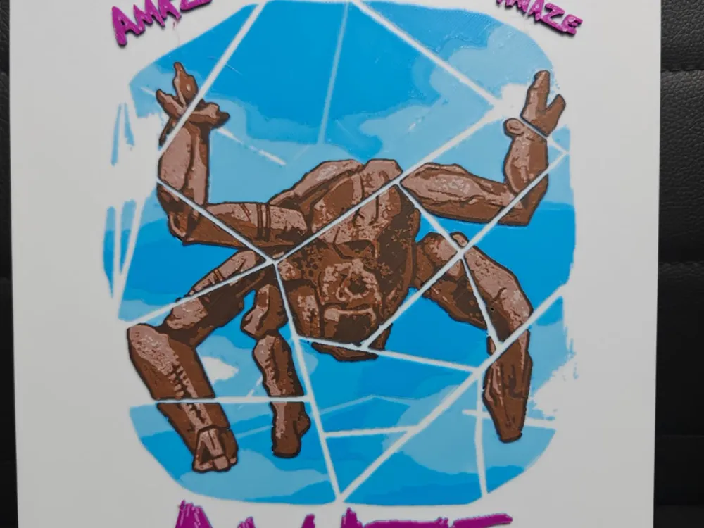 Rocky Project Hail Mary Amaze Amaze Amaze by TheHueforgeLady HueForge model: Rocky Project Hail Mary Amaze Amaze Amaze by TheHueforgeLady