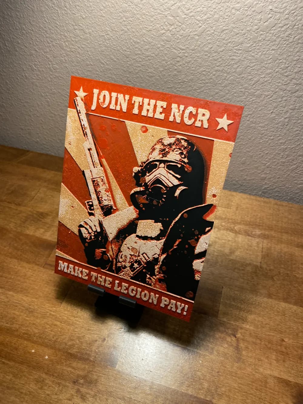 Hueforge - Fallout - Joint the NCR Poster by Cloudy Nostalgia HueForge model: Hueforge - Fallout - Joint the NCR Poster by Cloudy Nostalgia