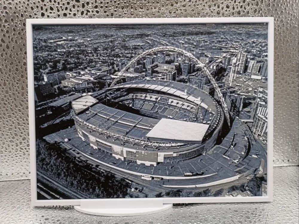 Wembley Stadium Hueforge by Borishotch Industries HueForge model: Wembley Stadium Hueforge by Borishotch Industries