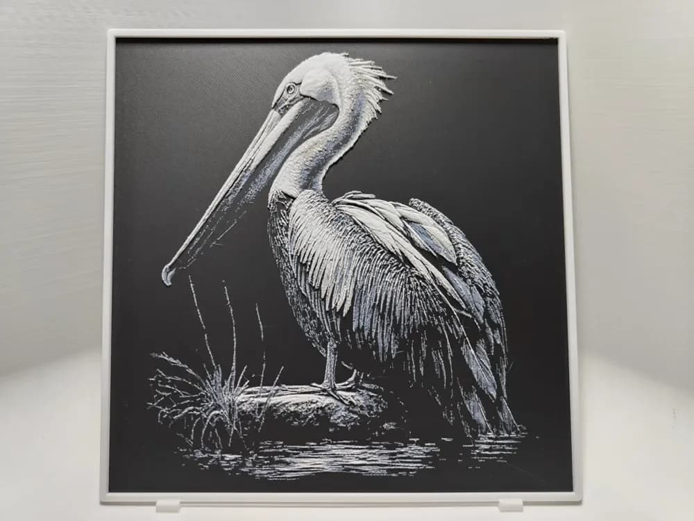 HueForge model: Pelican - Hueforge by BeaN