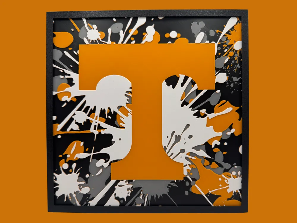 HueForge model: Tennessee Volunteers - NCAA Football by Canadian Gamer