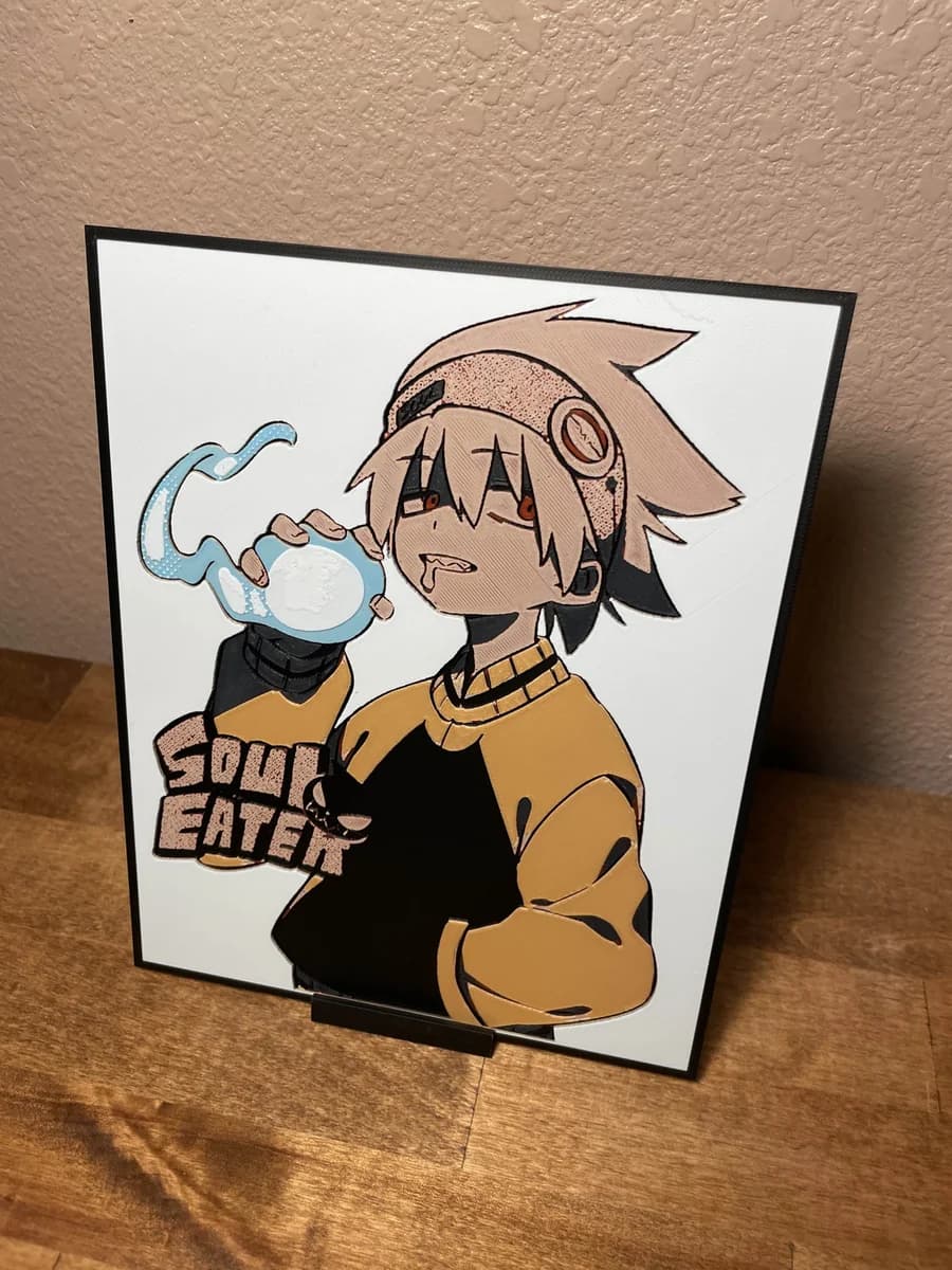Soul - Soul Eater by Cloudy Nostalgia HueForge model: Soul - Soul Eater by Cloudy Nostalgia