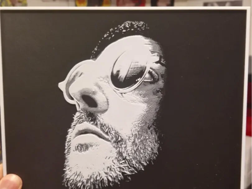 Léon Hueforge, Jean Reno by Dakiren HueForge model: Léon Hueforge, Jean Reno by Dakiren