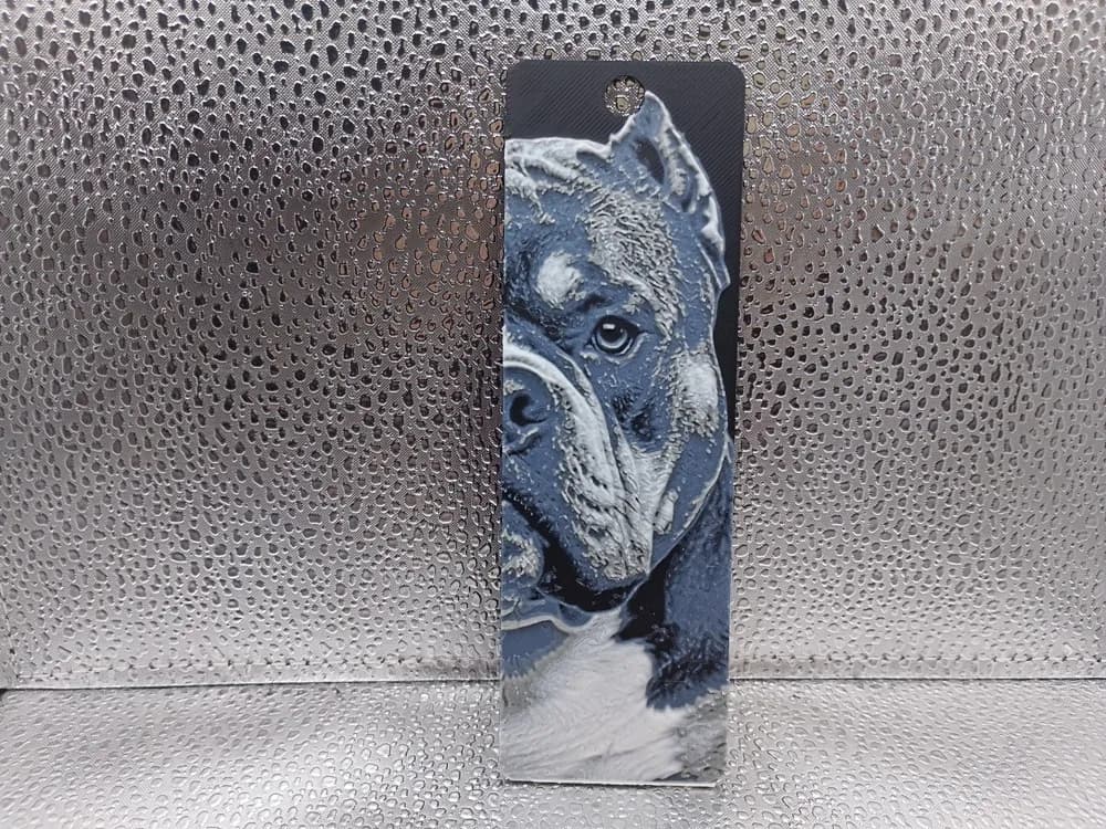 Exotic Bully Bookmark – Hueforge Exotic Bully Bookmark – Hueforge