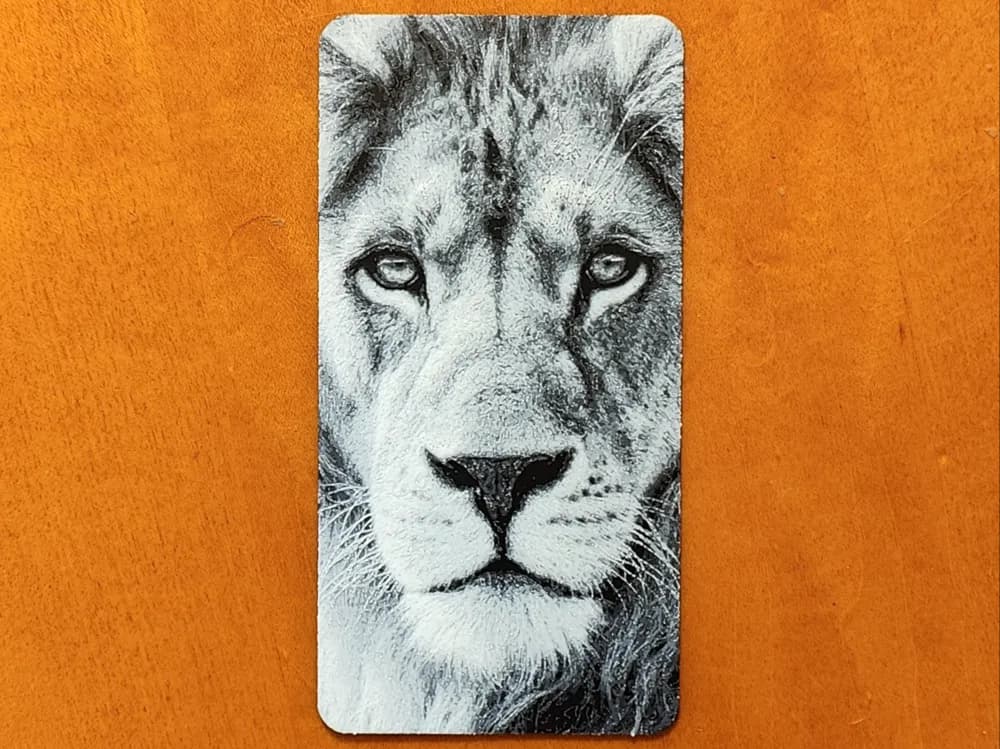 Lion Bookmark - Hueforge by Sarge HueForge model: Lion Bookmark - Hueforge by Sarge
