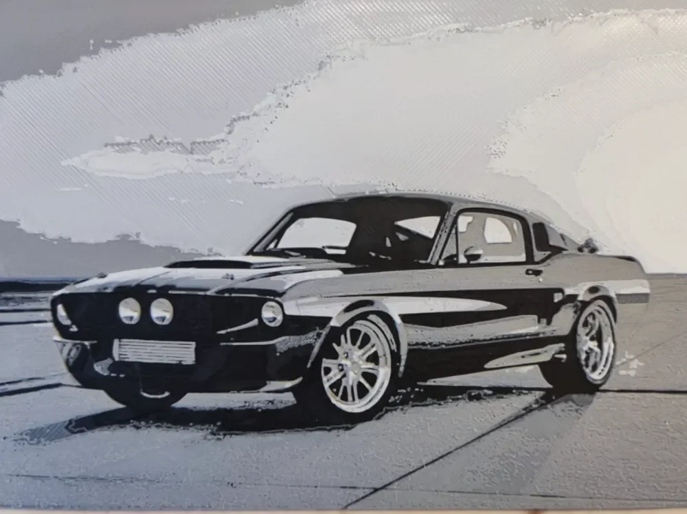Mustang - Eleanor - Hueforge by BeaN HueForge model: Mustang - Eleanor - Hueforge by BeaN