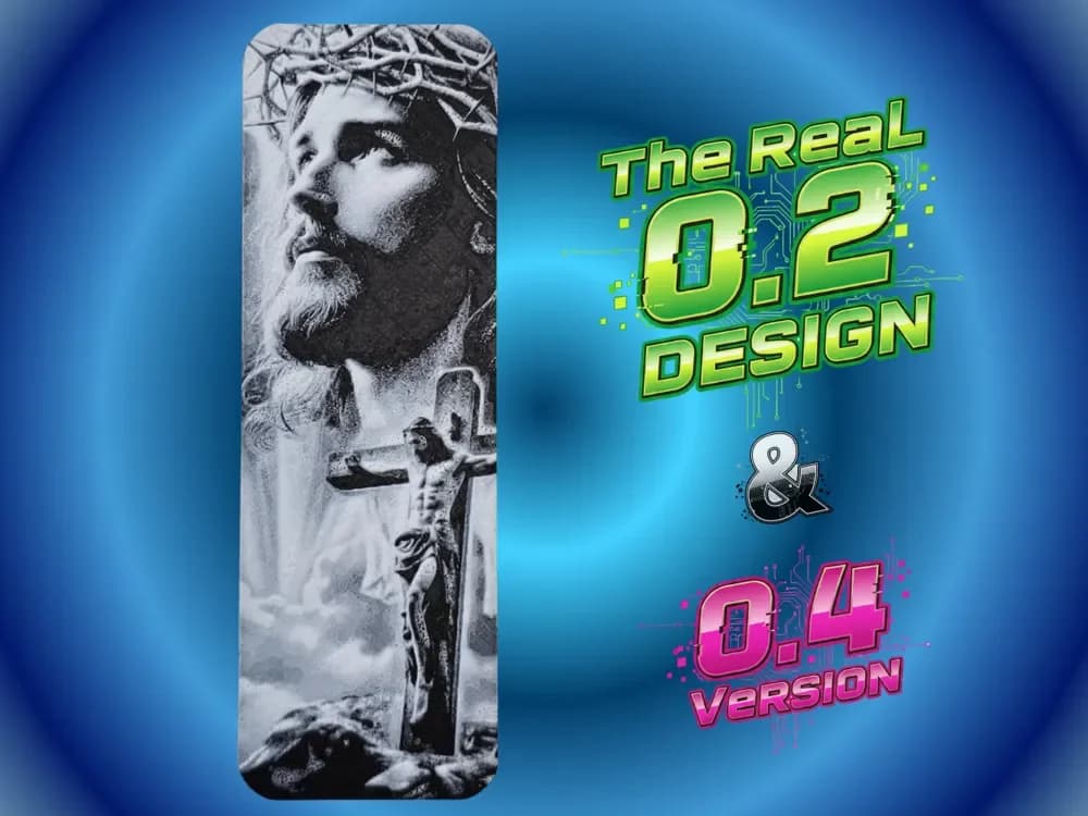 Jesus Bookmark by Atrus Design HueForge model: Jesus Bookmark by Atrus Design