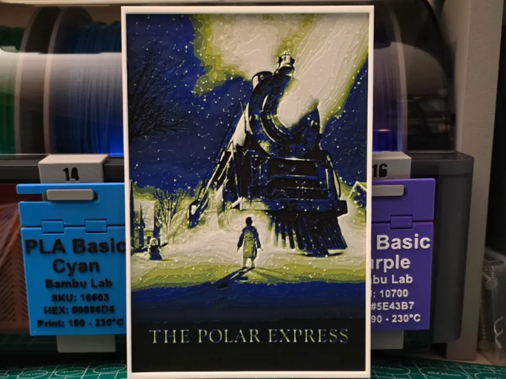 The Polar Express Movie Poster - Hueforge Art