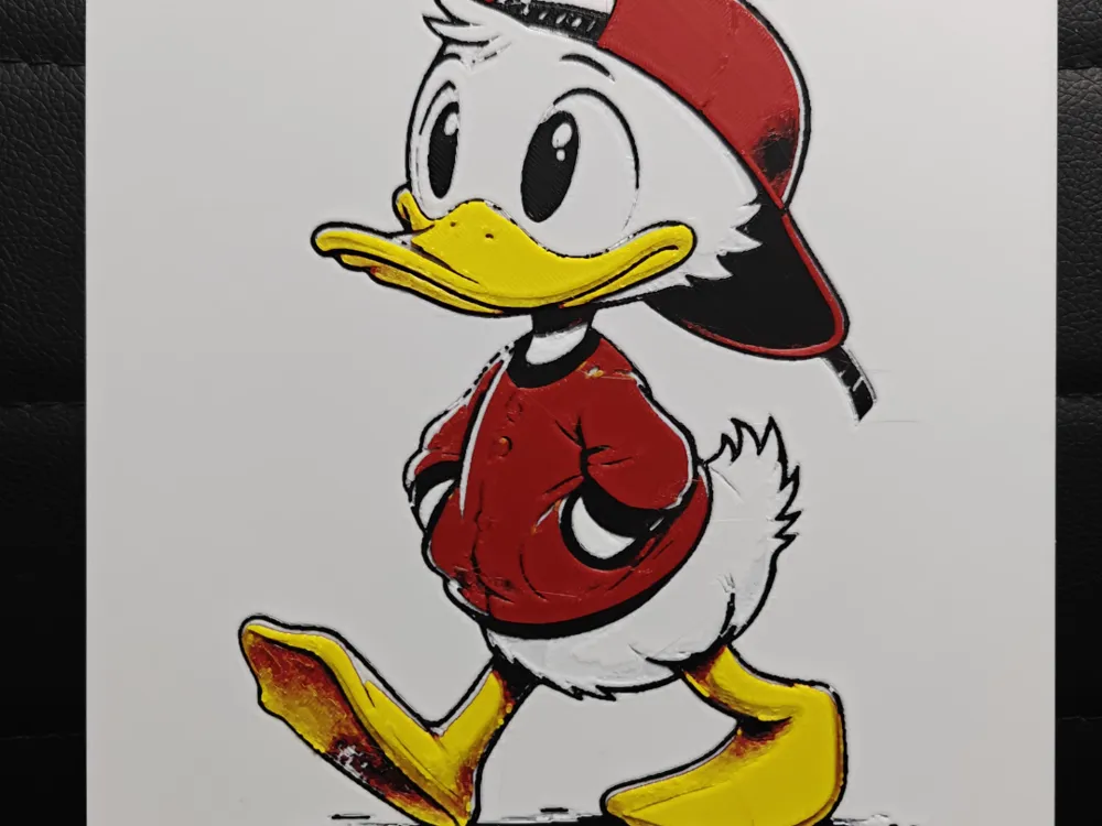 HueForge model: Huey Duck by TheHueforgeLady