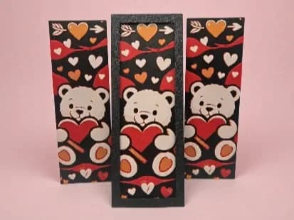 Love Bear 50mm x 150mm Bookmark Love Bear 50mm x 150mm Bookmark