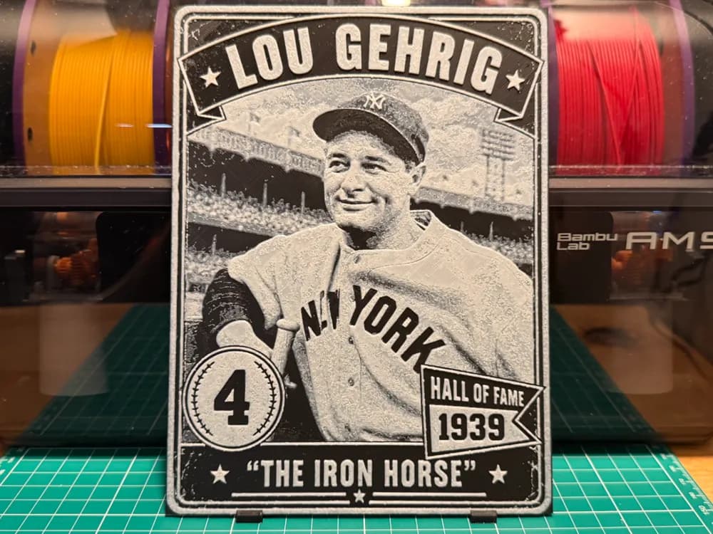 Lou Gehrig Vintage Baseball Card Lou Gehrig Vintage Baseball Card