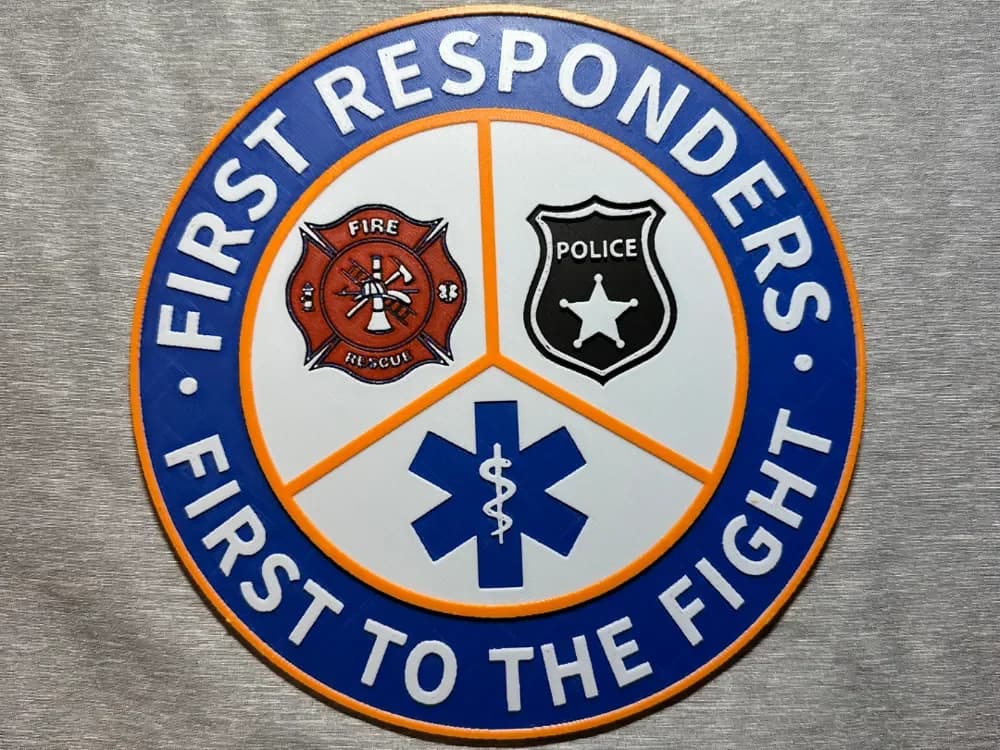 HueForge model: First Responders Hueforge by Hey Ben