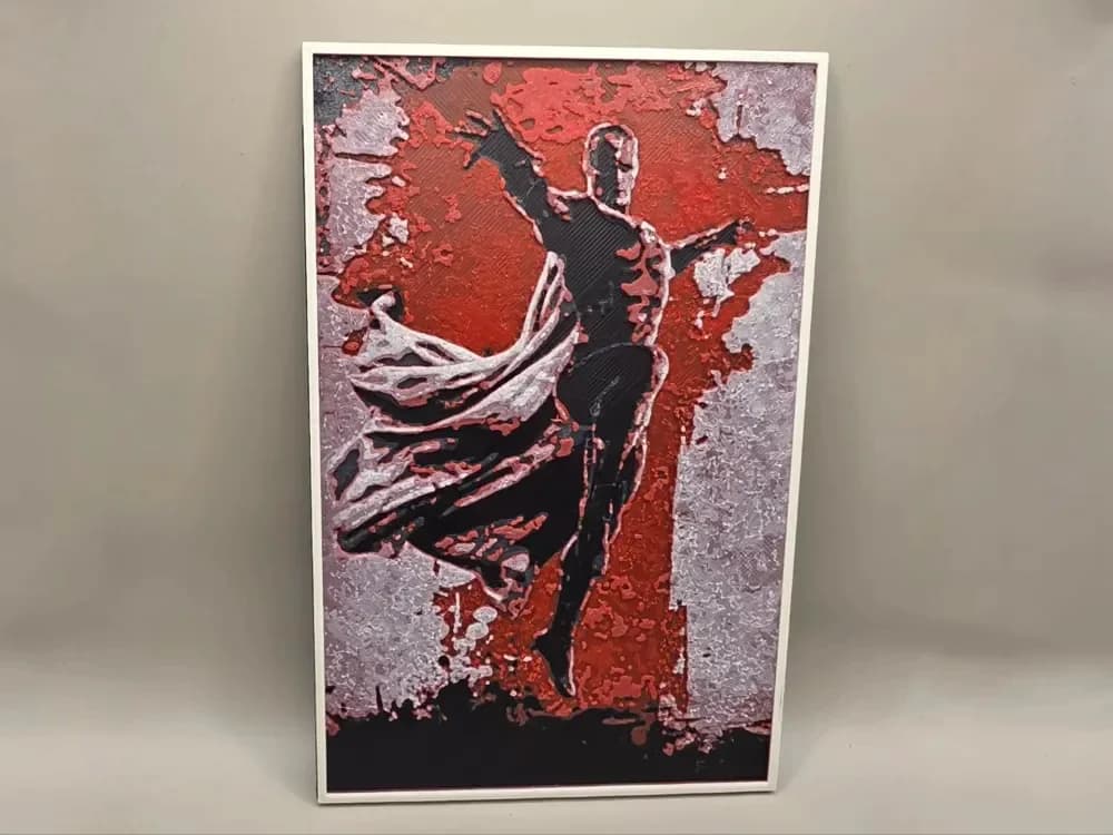 Vision Avengers Vintage - HueForge by keko HueForge model: Vision Avengers Vintage - HueForge by keko