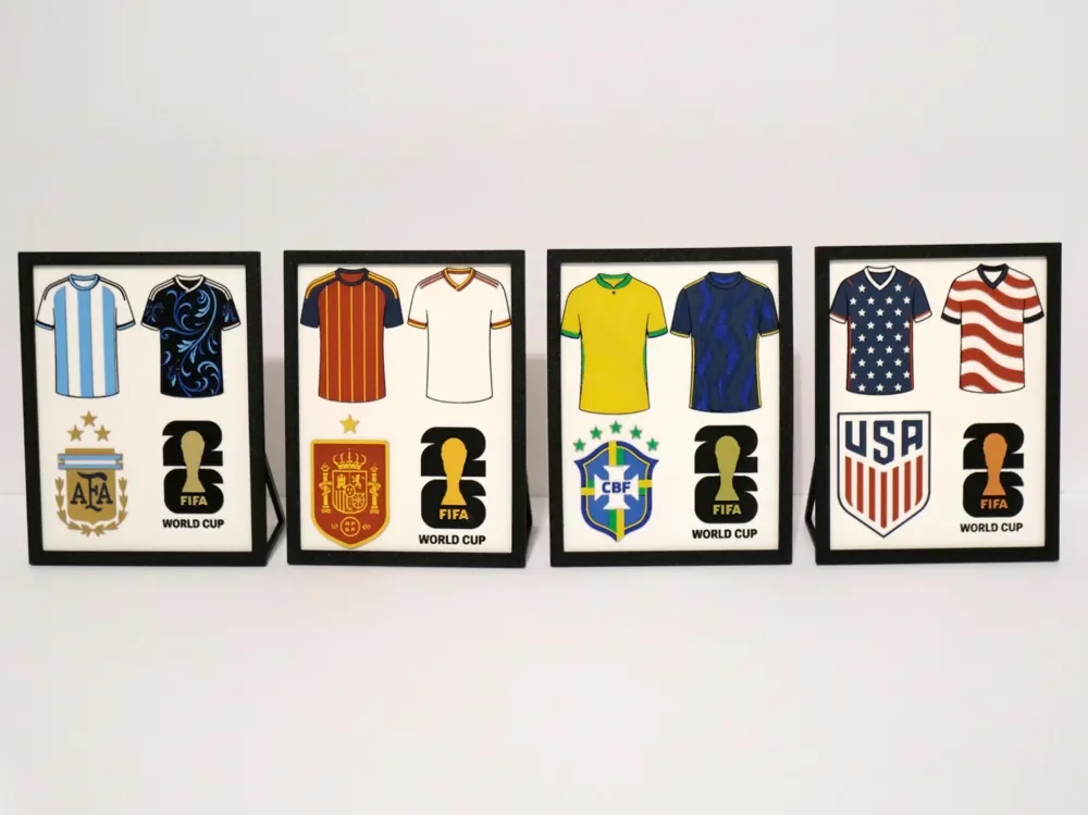 World Cup Nations Set (USA, ESP, BRZ, ARG) World Cup Nations Set (USA, ESP, BRZ, ARG)