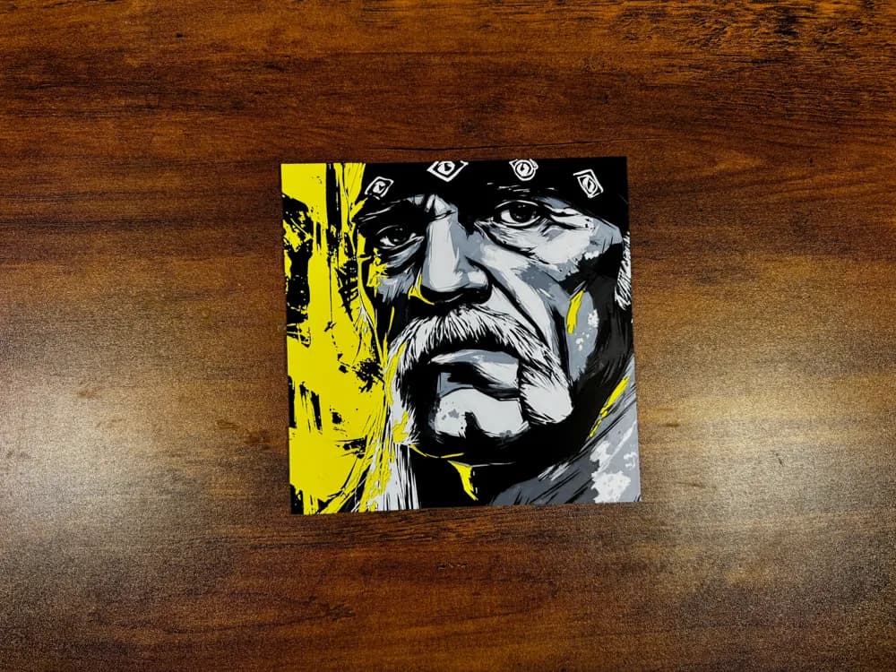 HueForge model: Hulk Hogan – Tribute HueForge Print by 3D Prints By Vic