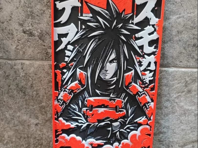 Legendary Madara by Garuda3D HueForge model: Legendary Madara by Garuda3D