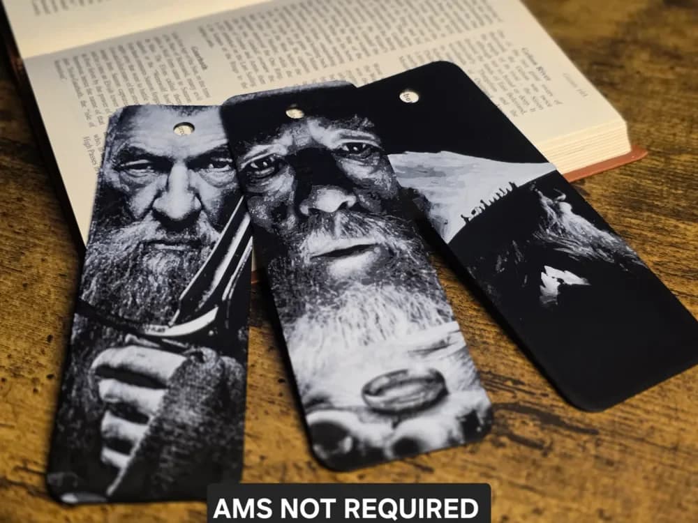 The Lord of the Rings Bookmarks - Set of 3 by N0vA Designs HueForge model: The Lord of the Rings Bookmarks - Set of 3 by N0vA Designs