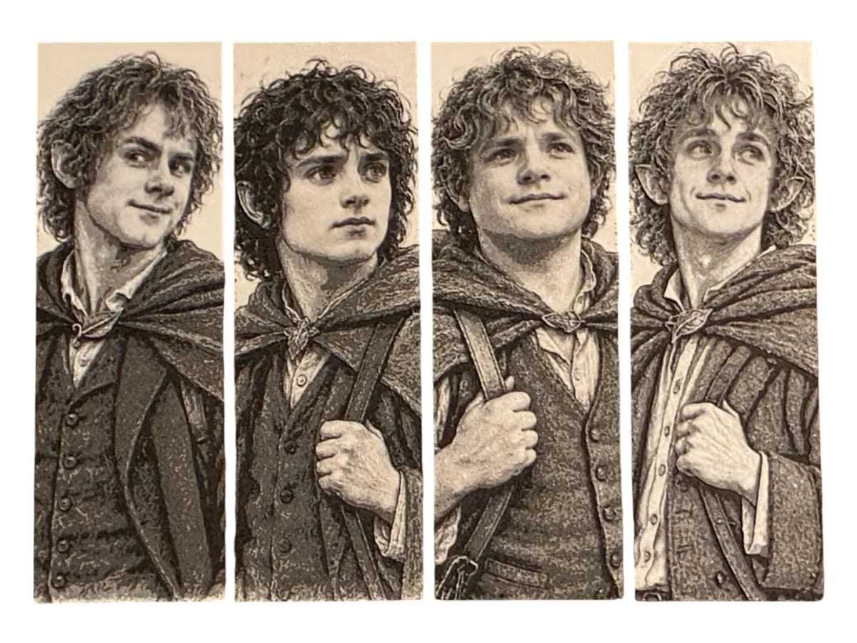 The Hobbits Bookmark Collection by The SkyLab 3D HueForge model: The Hobbits Bookmark Collection by The SkyLab 3D
