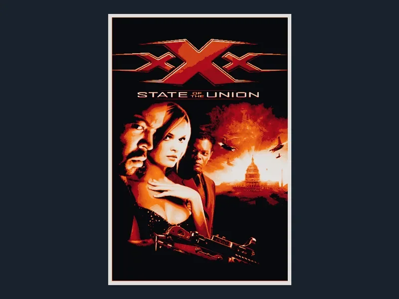 xXx: State of the Union (Movie Poster - HueForge) by HugheCraft HueForge model: xXx: State of the Union (Movie Poster - HueForge) by HugheCraft