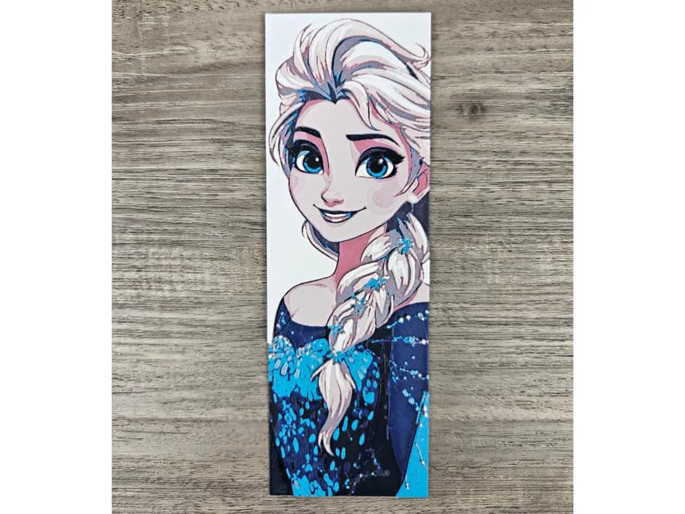 Elsa Bookmark by BusyKikiBee HueForge model: Elsa Bookmark by BusyKikiBee