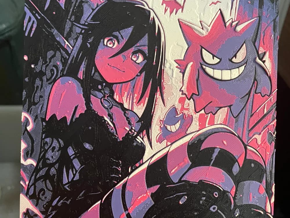 Girl and Gengar Hueforge Girl and Gengar Hueforge