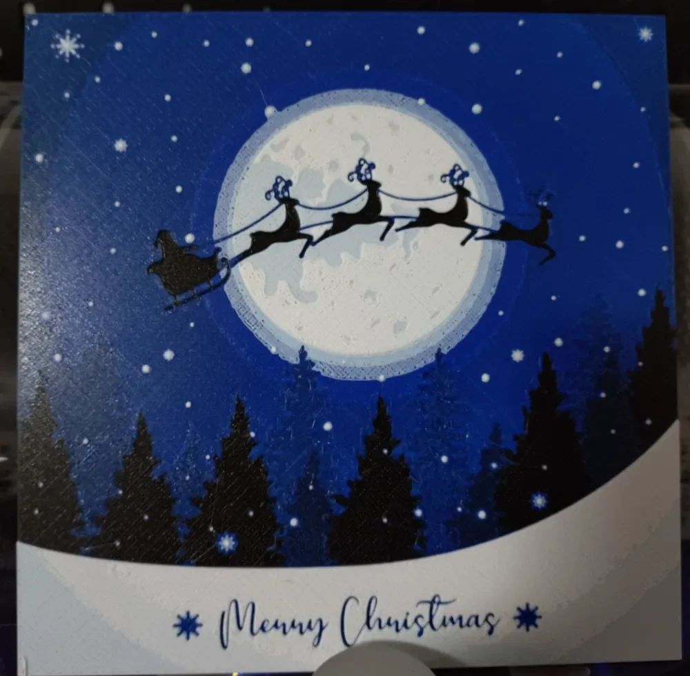 HueForge model: Merry Christmas III (HueForge) by Asgar3D