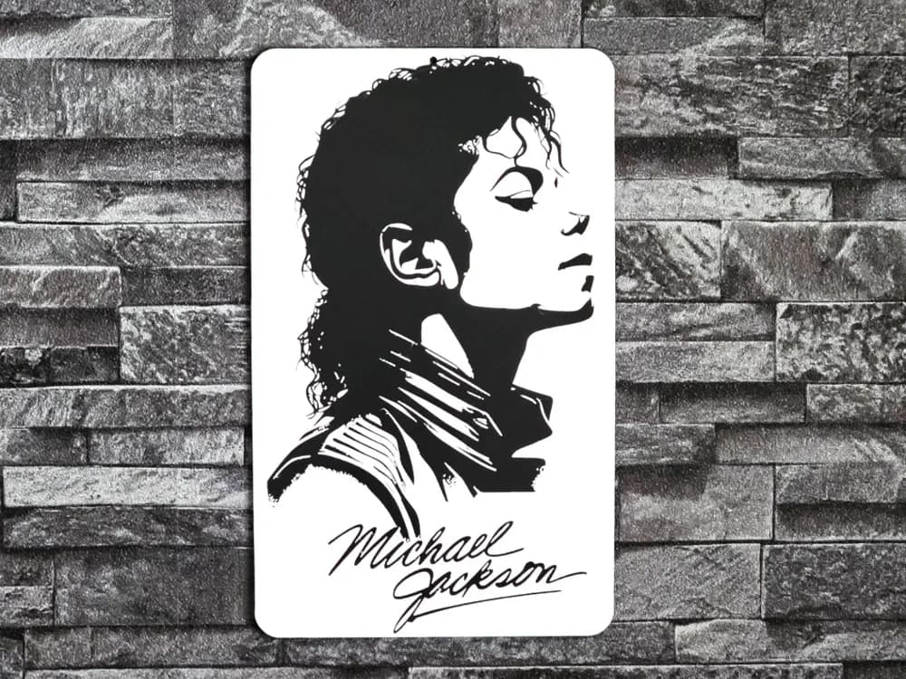 Hueforge Michael Jackson 2 colors by StefBull85 HueForge model: Hueforge Michael Jackson 2 colors by StefBull85