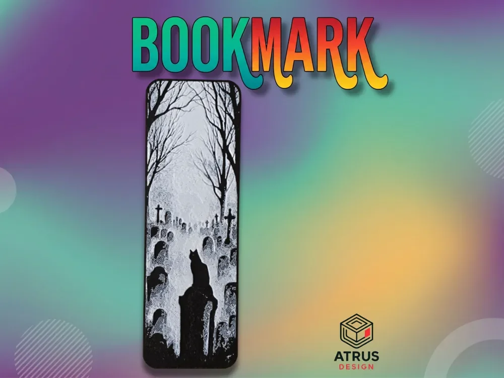 Cemetery Cat Tenebrous Bookmark Cemetery Cat Tenebrous Bookmark