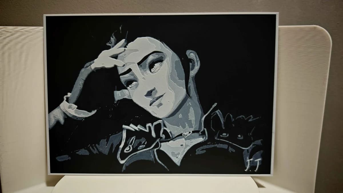 HueForge model: Caitlyn - Arcane Hueforge by bzz999