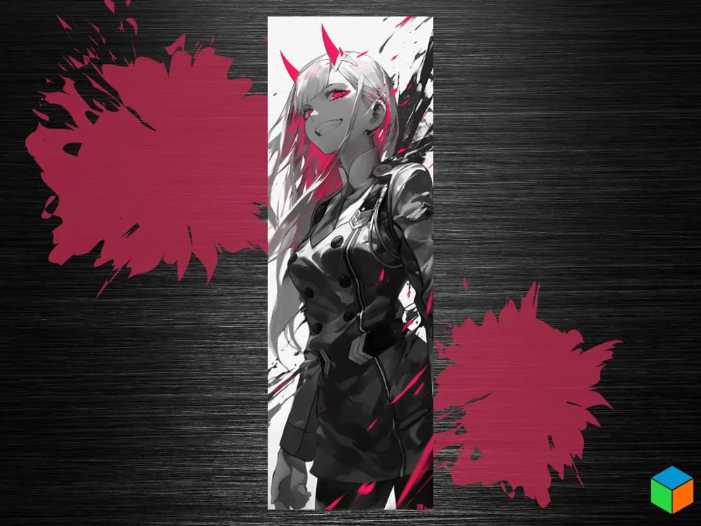 Zero Two Bookmark – Darling in the Franxx