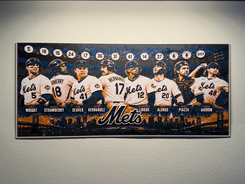 NY Mets Multi Panel HueForge Poster by liv_3d HueForge model: NY Mets Multi Panel HueForge Poster by liv_3d