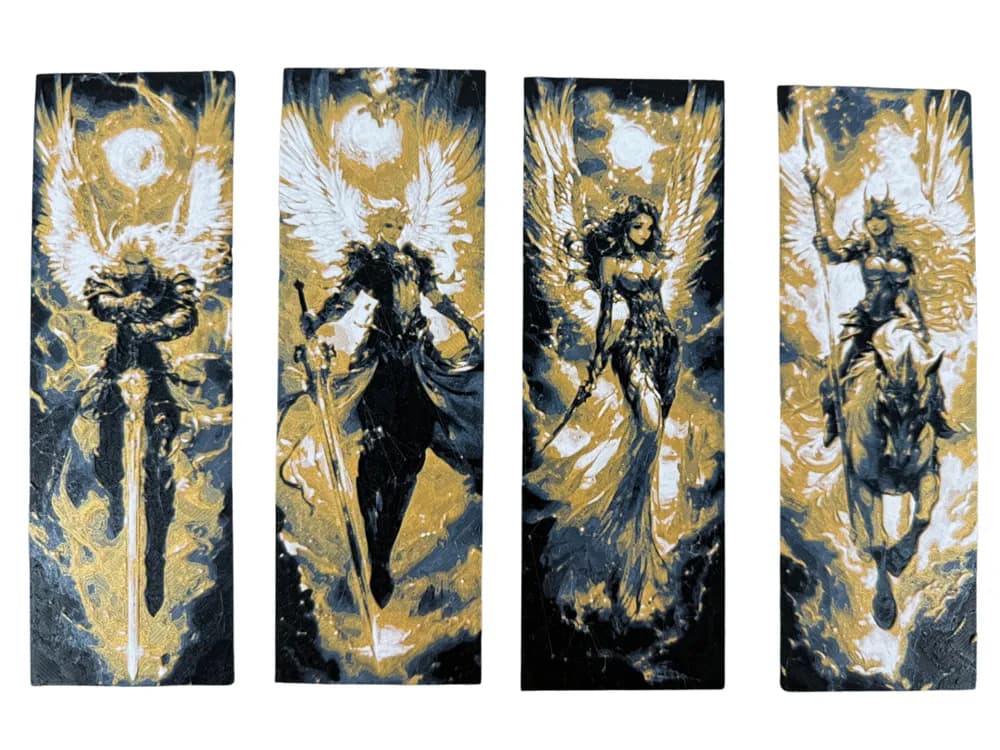 HueForge model: Battle Angel Bookmark Collection by Canadian Gamer