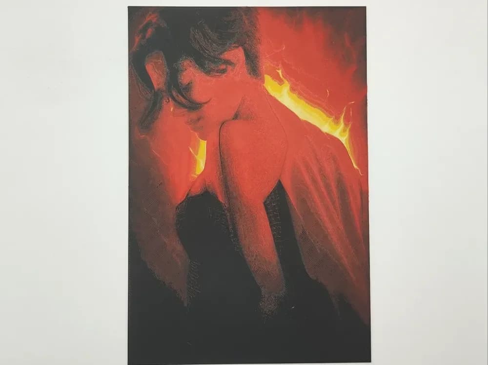 Supergirl from flash worlds collide - hueforge by Altf4-Formation HueForge model: Supergirl from flash worlds collide - hueforge by Altf4-Formation