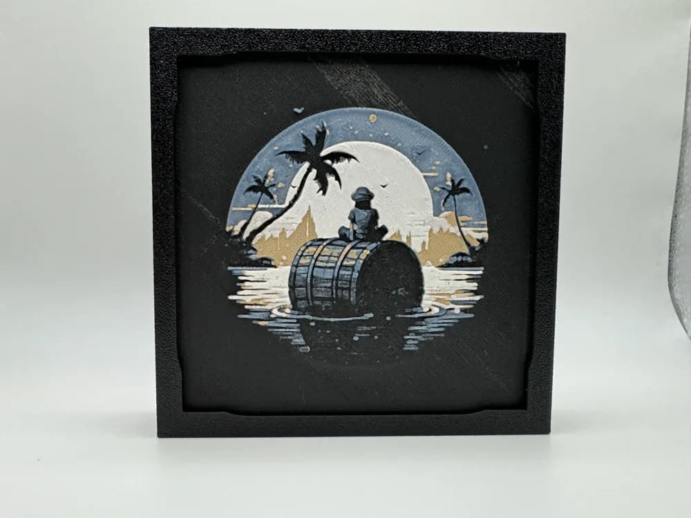 HueForge model: Monkey D Luffy - One Piece by Canadian Gamer