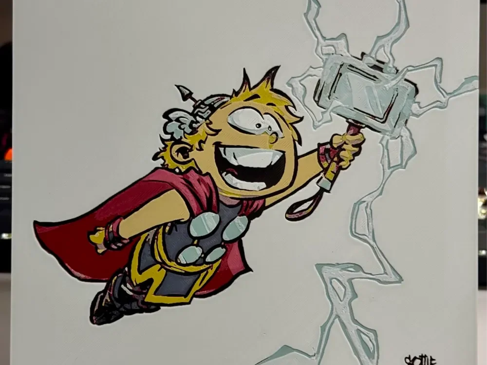 Thor Toddler Hueforge by Strata Prints HueForge model: Thor Toddler Hueforge by Strata Prints