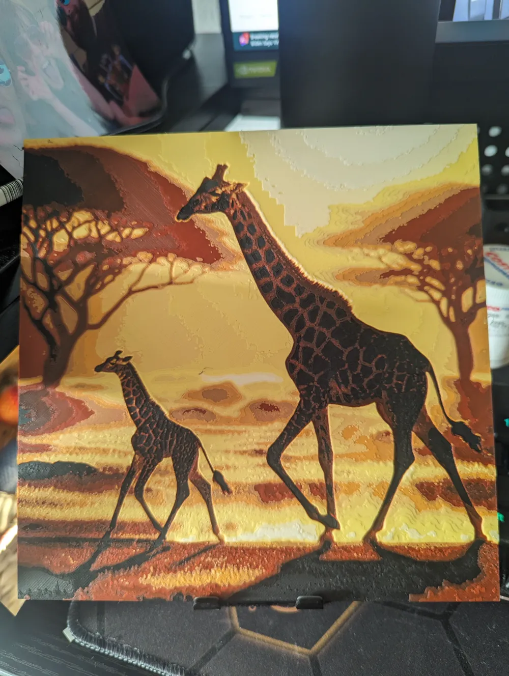Giraffe Hueforge by the_bearded_jedi HueForge model: Giraffe Hueforge by the_bearded_jedi